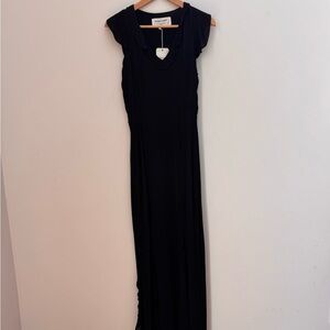 Mickey & Jenny Black Sleeveless Maxi Dress | Size XS | Sold at Anthropologie NWT